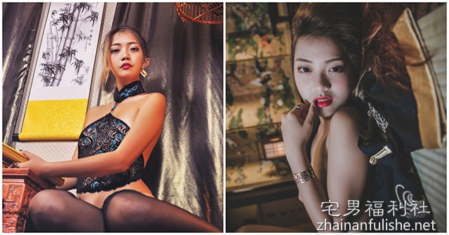 古典美女的蕾丝诱惑!「双手遮胸」太喷火,美乳包不住啊!-伊尤台